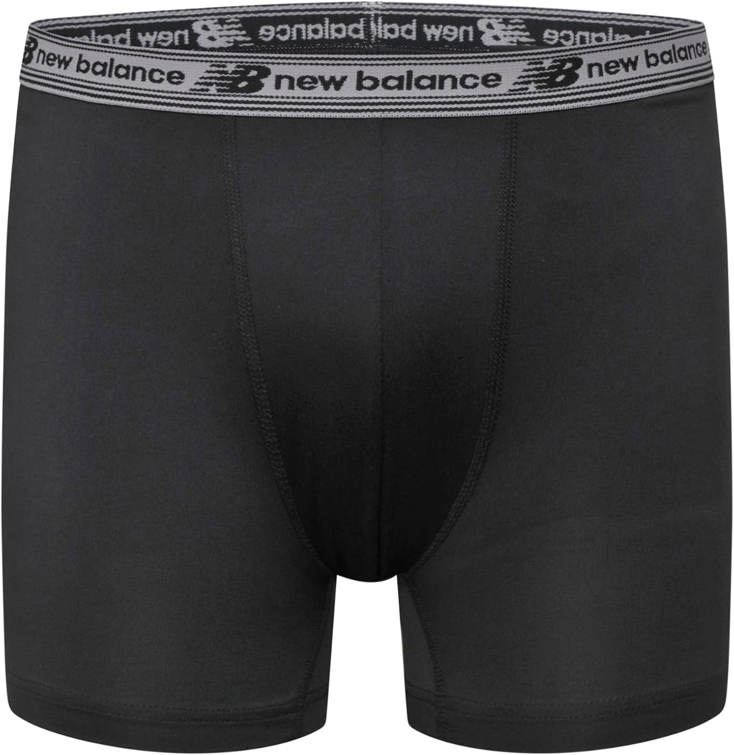 image:imageNew Balance Boys Nonbrushed Jersey Sport Performance Wicking Boxer Briefs Underwear Multi PackBlackBlackBlackBlackBlack Electric Sky