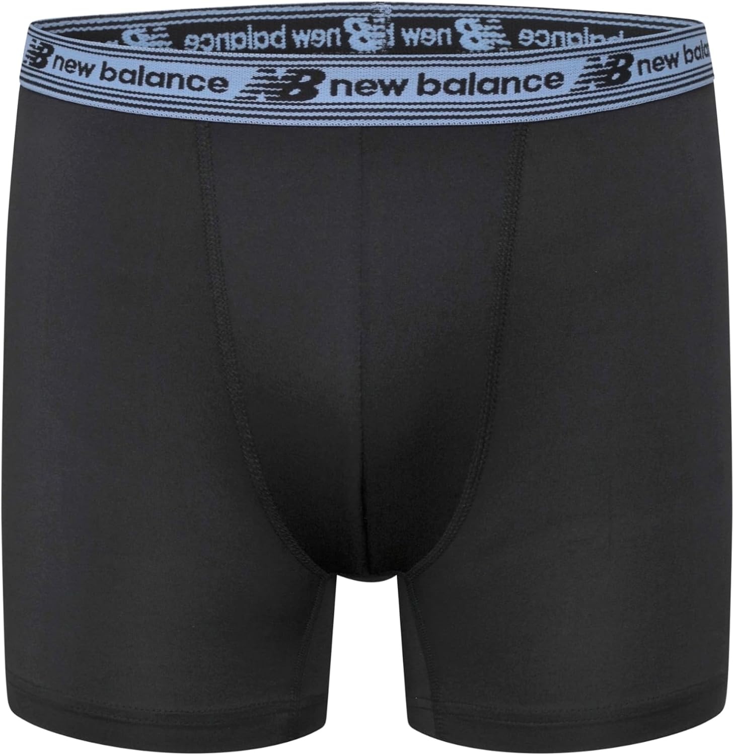 image:imageNew Balance Boys Nonbrushed Jersey Sport Performance Wicking Boxer Briefs Underwear Multi PackBlackBlackBlackBlackBlack Electric Sky
