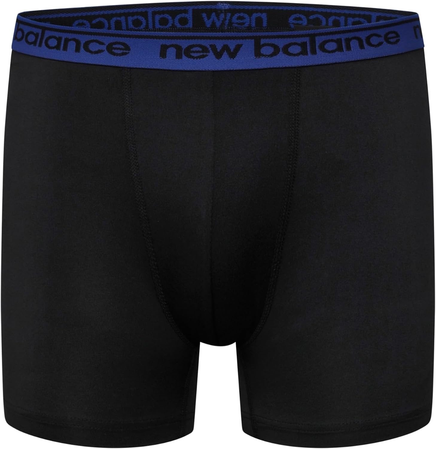 image:imageNew Balance Boys Nonbrushed Jersey Sport Performance Wicking Boxer Briefs Underwear Multi PackBlackBlackBlackBlackBlack Electric Sky