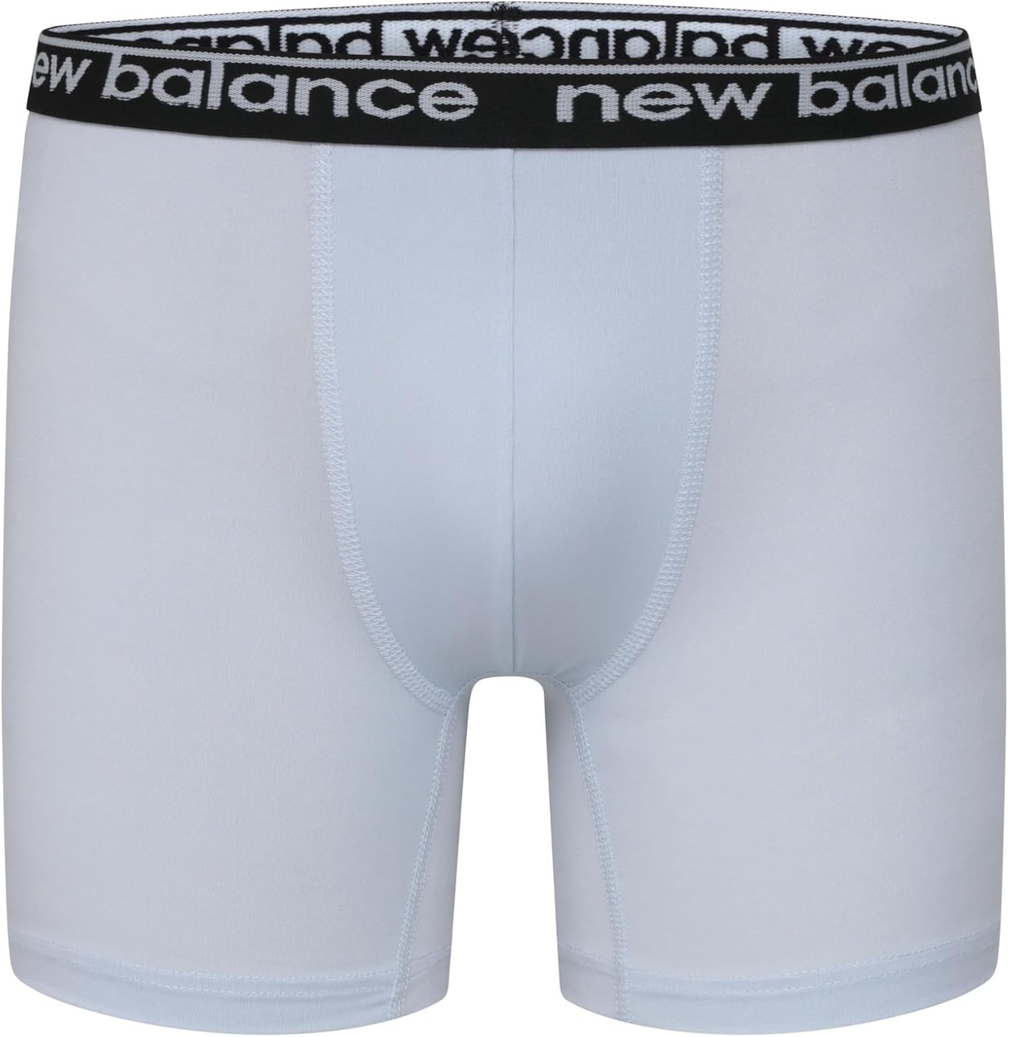 image:imageNew Balance Boys Nonbrushed Jersey Sport Performance Wicking Boxer Briefs Underwear Multi PackBlackTeam NavyFrosted GlassStillwaterTeam NavyBlack