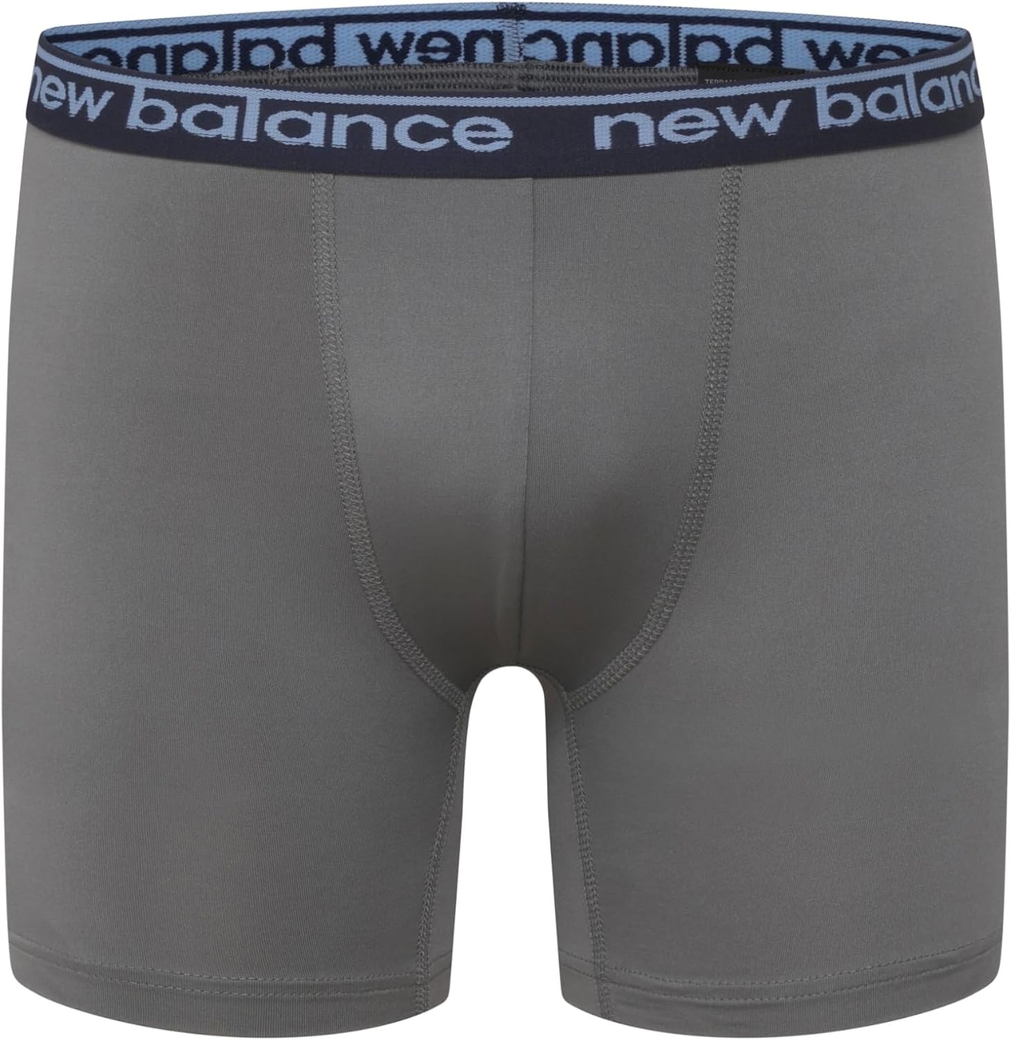 image:imageNew Balance Boys Nonbrushed Jersey Sport Performance Wicking Boxer Briefs Underwear Multi PackTeam NavyCastlerockElectric SkyTeam RoyalCastlerockTeam Navy