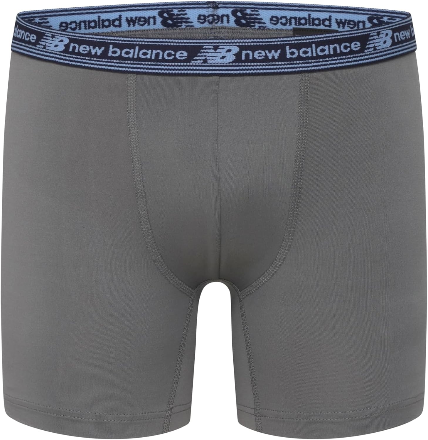 image:imageNew Balance Boys Nonbrushed Jersey Sport Performance Wicking Boxer Briefs Underwear Multi PackTeam NavyCastlerockElectric SkyTeam RoyalCastlerockTeam Navy