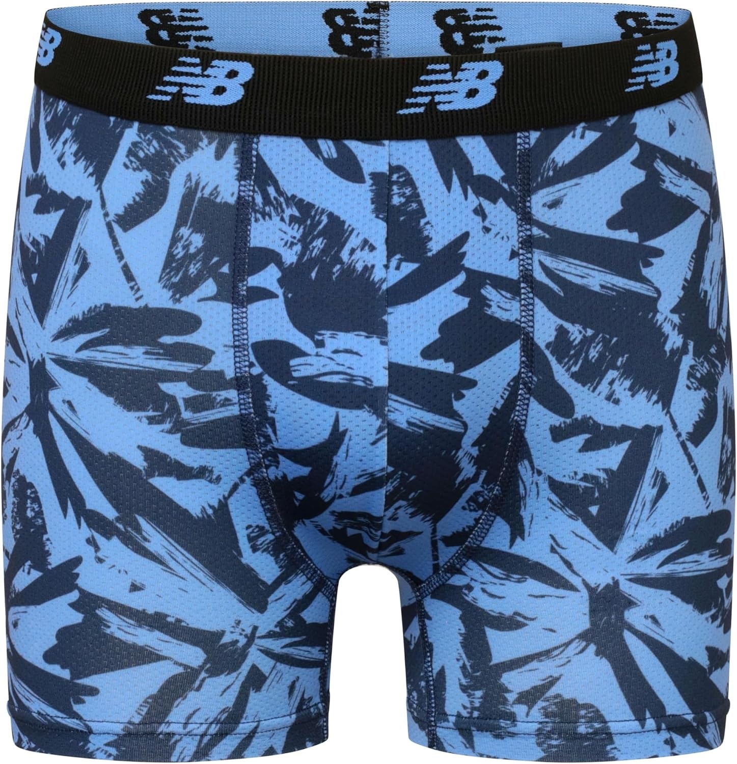 image:imageNew Balance Boys Tagless Moisture Wicking Breathable Boxer Briefs Underwear 2 Performance2 MeshAbstract CamoSpring SkyNavyThunder