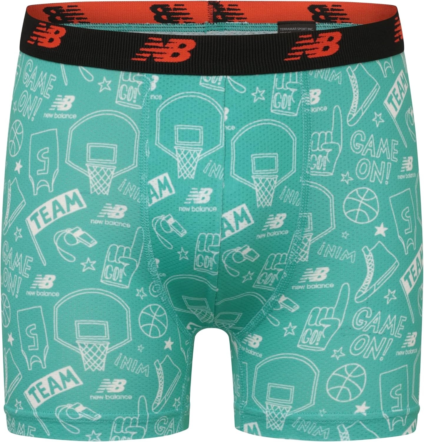 image:imageNew Balance Boys Tagless Moisture Wicking Breathable Boxer Briefs Underwear 2 Performance2 MeshAiryIceNeo FlameBlack