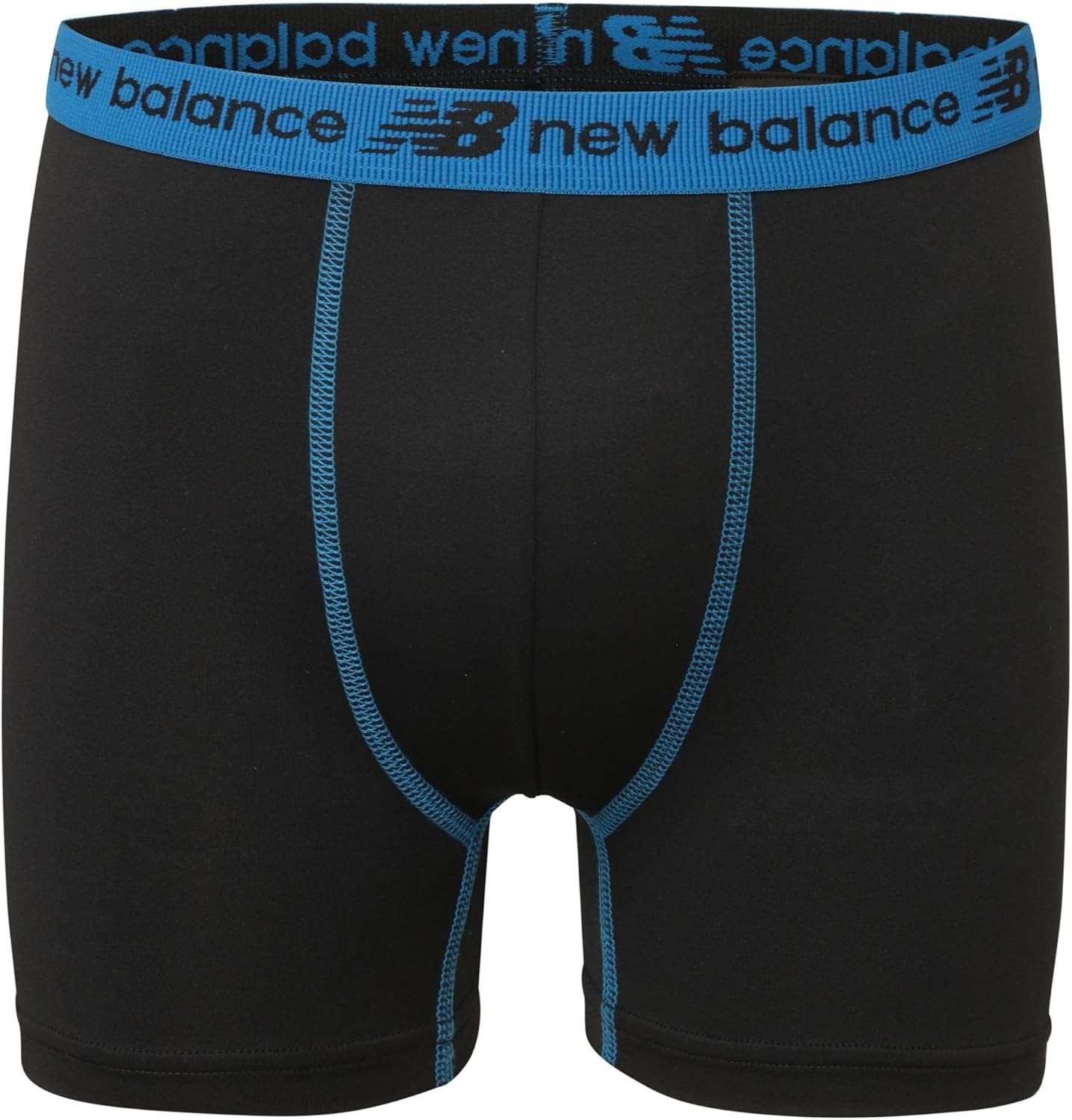 image:imageNew Balance Boys Tagless Moisture Wicking Breathable Boxer Briefs Underwear 2 Performance2 MeshBlue OasisThirty WattThunderBlack