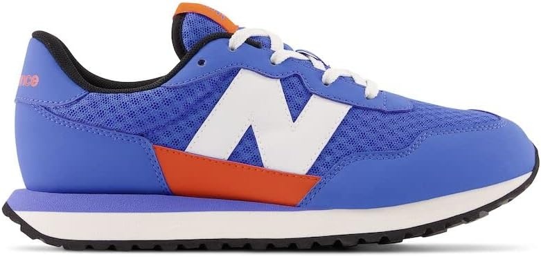image:imageNew Balance Kids 237 V1 Laceup SneakerBright LapisPoppy