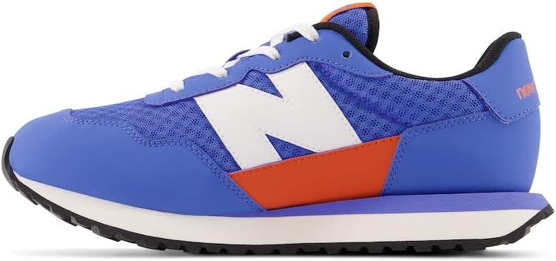 image:imageNew Balance Kids 237 V1 Laceup SneakerBright LapisPoppy
