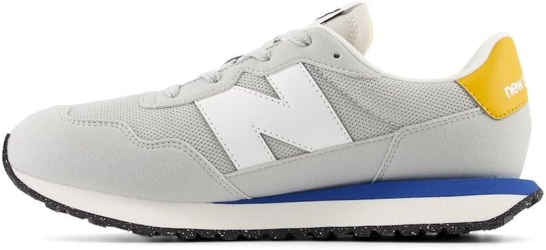 image:imageNew Balance Kids 237 V1 Laceup SneakerBrighton GreyBlue Agate