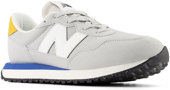 image:imageNew Balance Kids 237 V1 Laceup SneakerBrighton GreyBlue Agate
