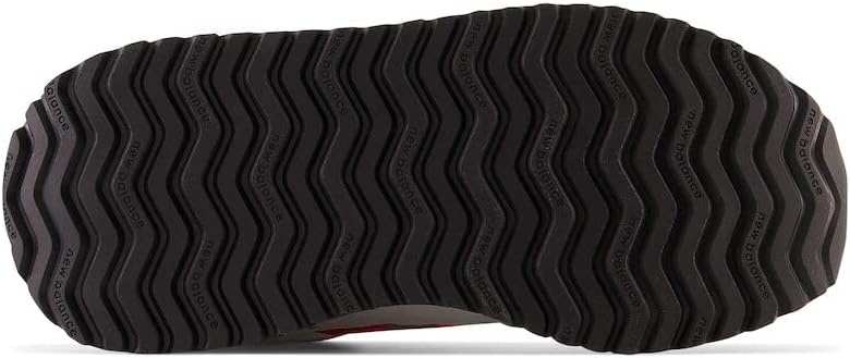 image:imageNew Balance Kids 237 V1 Laceup SneakerConcreteTrue Red