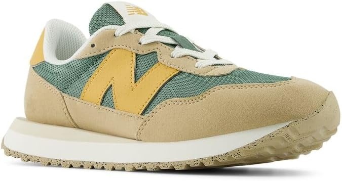 image:imageNew Balance Kids 237 V1 Laceup SneakerDark JuniperDried Apricot