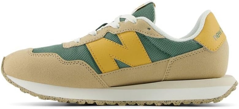 image:imageNew Balance Kids 237 V1 Laceup SneakerDark JuniperDried Apricot