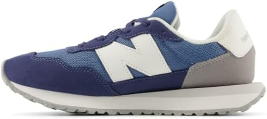image:imageNew Balance Kids 237 V1 Laceup SneakerHeron BlueVintage Indigo