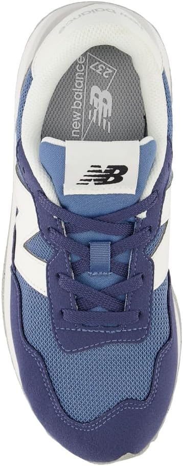 image:imageNew Balance Kids 237 V1 Laceup SneakerHeron BlueVintage Indigo