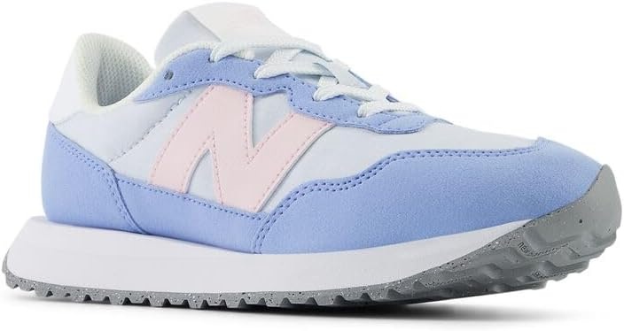 image:imageNew Balance Kids 237 V1 Laceup SneakerIce BlueRose Sugar