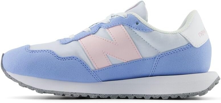 image:imageNew Balance Kids 237 V1 Laceup SneakerIce BlueRose Sugar