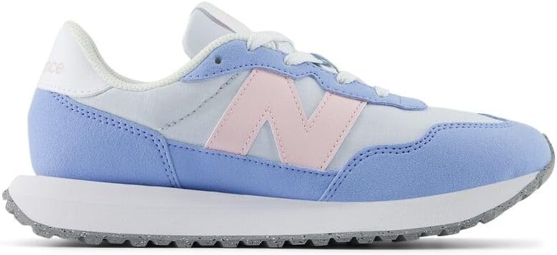 image:imageNew Balance Kids 237 V1 Laceup SneakerIce BlueRose Sugar