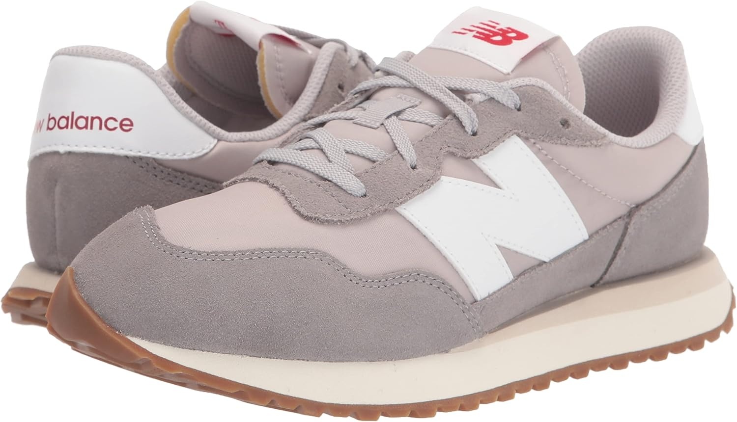 image:imageNew Balance Kids 237 V1 Laceup SneakerMarbleheadMoonbeam
