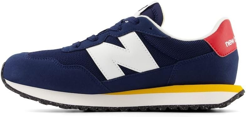 image:imageNew Balance Kids 237 V1 Laceup SneakerNb NavyVarsity Gold