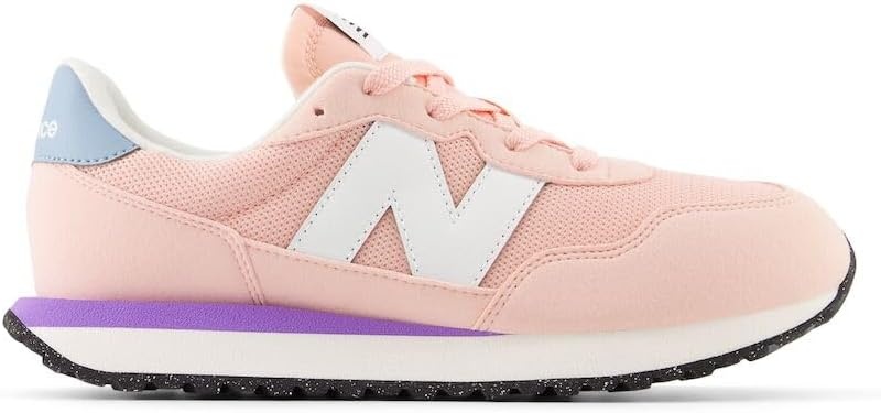 image:imageNew Balance Kids 237 V1 Laceup SneakerPinkViolet Crush