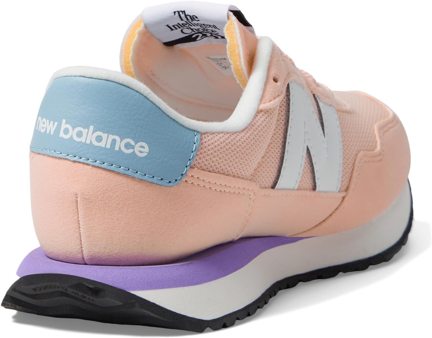 image:imageNew Balance Kids 237 V1 Laceup SneakerPinkViolet Crush