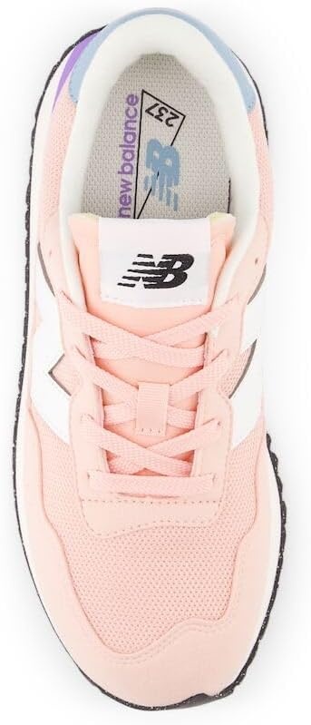 image:imageNew Balance Kids 237 V1 Laceup SneakerPinkViolet Crush