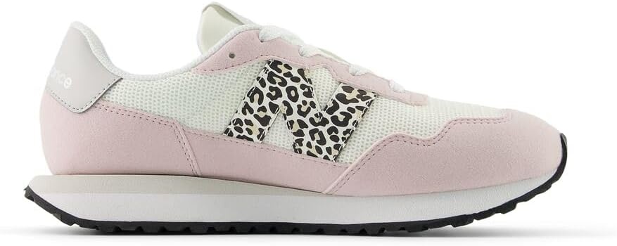 image:imageNew Balance Kids 237 V1 Laceup SneakerSea SaltStone Pink