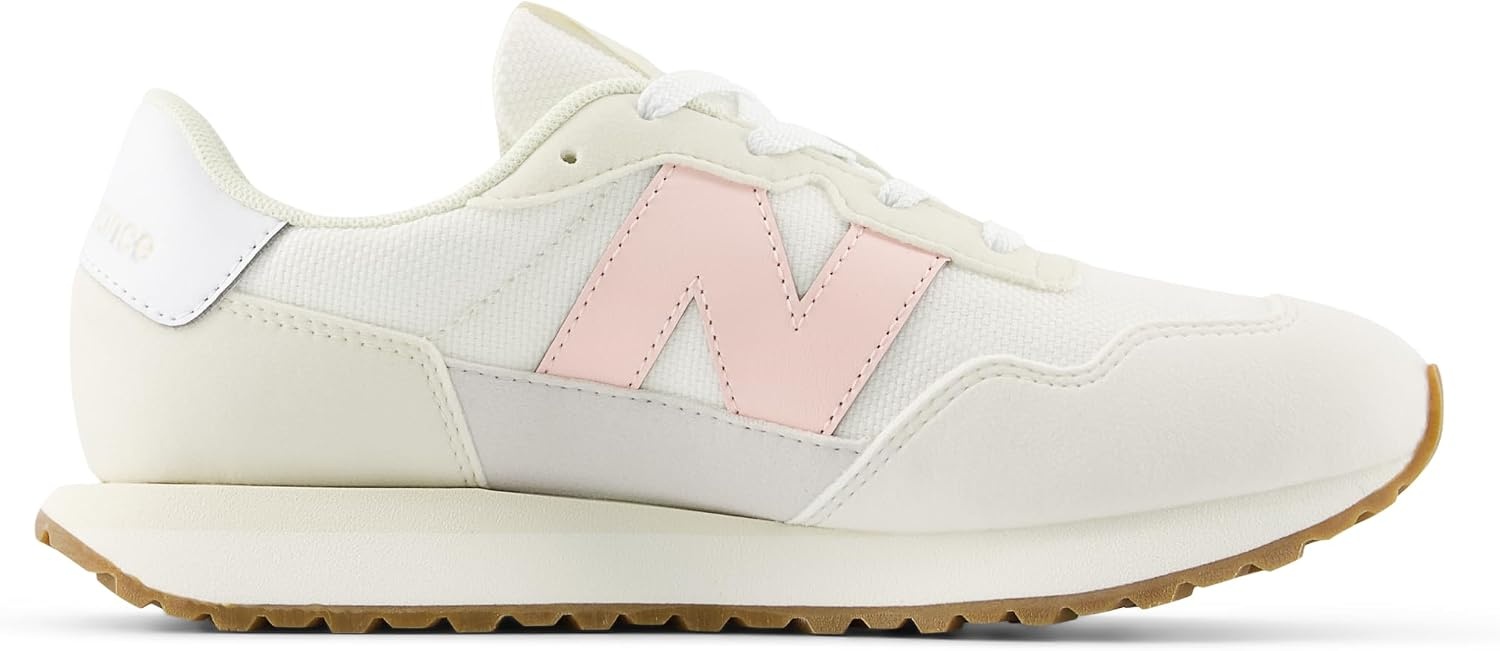 image:imageNew Balance Kids 237 V1 Laceup SneakerShell PinkSea Salt