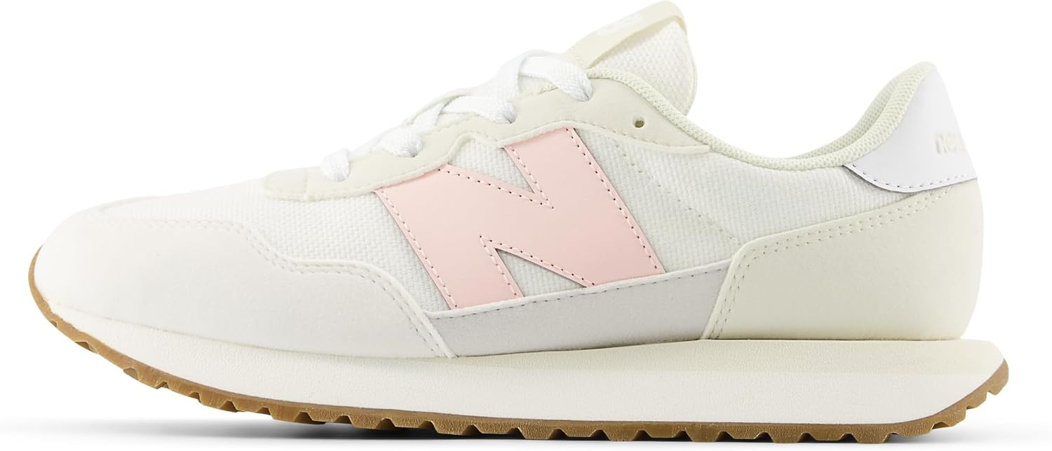 image:imageNew Balance Kids 237 V1 Laceup SneakerShell PinkSea Salt