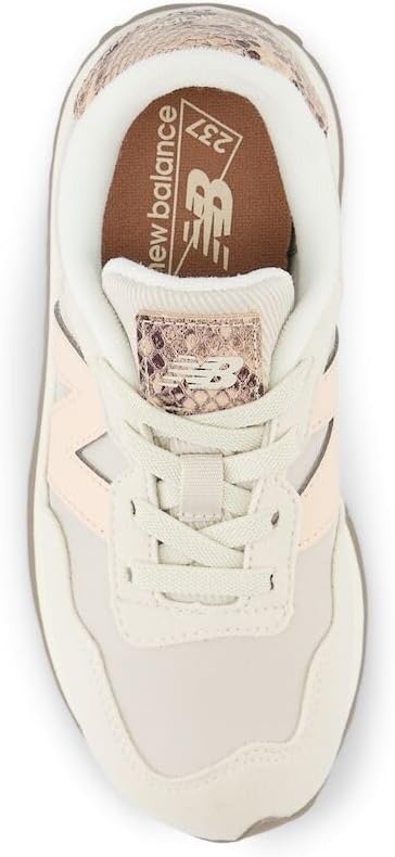 image:imageNew Balance Kids 237 V1 Laceup SneakerTurtledoveVintage Rose
