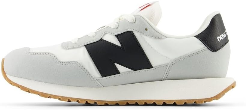 image:imageNew Balance Kids 237 V1 Laceup SneakerWhiteBlack