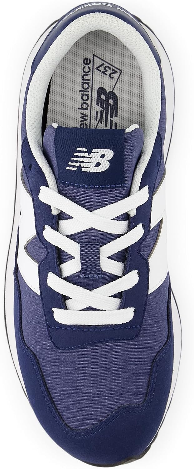 image:imageNew Balance Kids 237 V1 Laceup SneakerWhiteNb Navy
