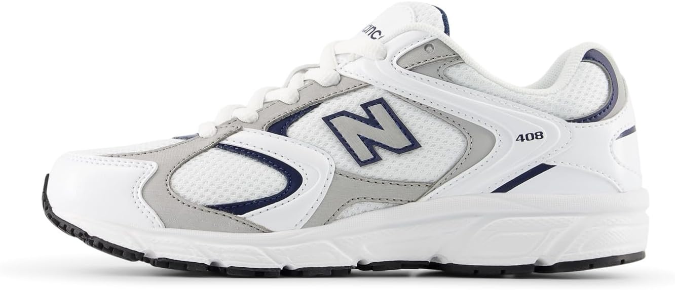 image:imageNew Balance Kids 408 V1 Laceup Casual ShoesNb 103 WhiteNatural Indigo