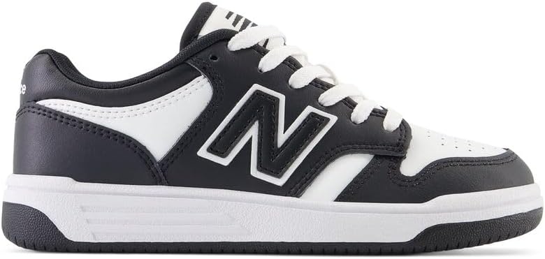 image:imageNew Balance Kids 480 V1 Laceup SneakerBlackWhite