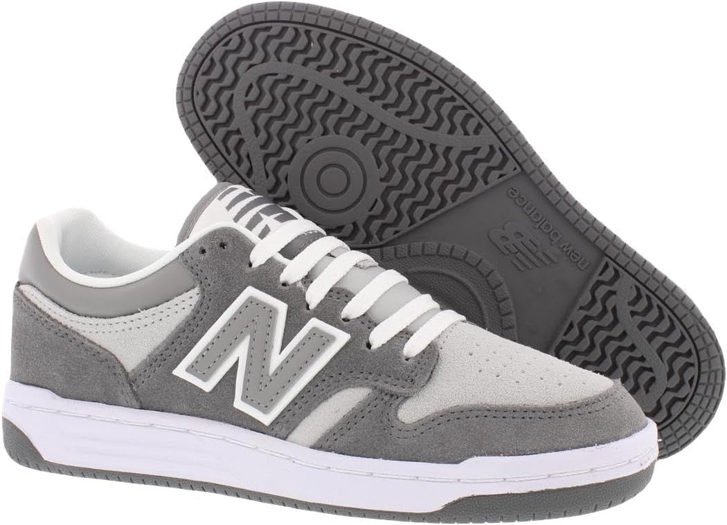 image:imageNew Balance Kids 480 V1 Laceup SneakerCastlerockShadow Grey