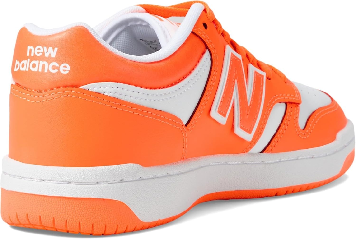 image:imageNew Balance Kids 480 V1 Laceup SneakerHot MangoWhite