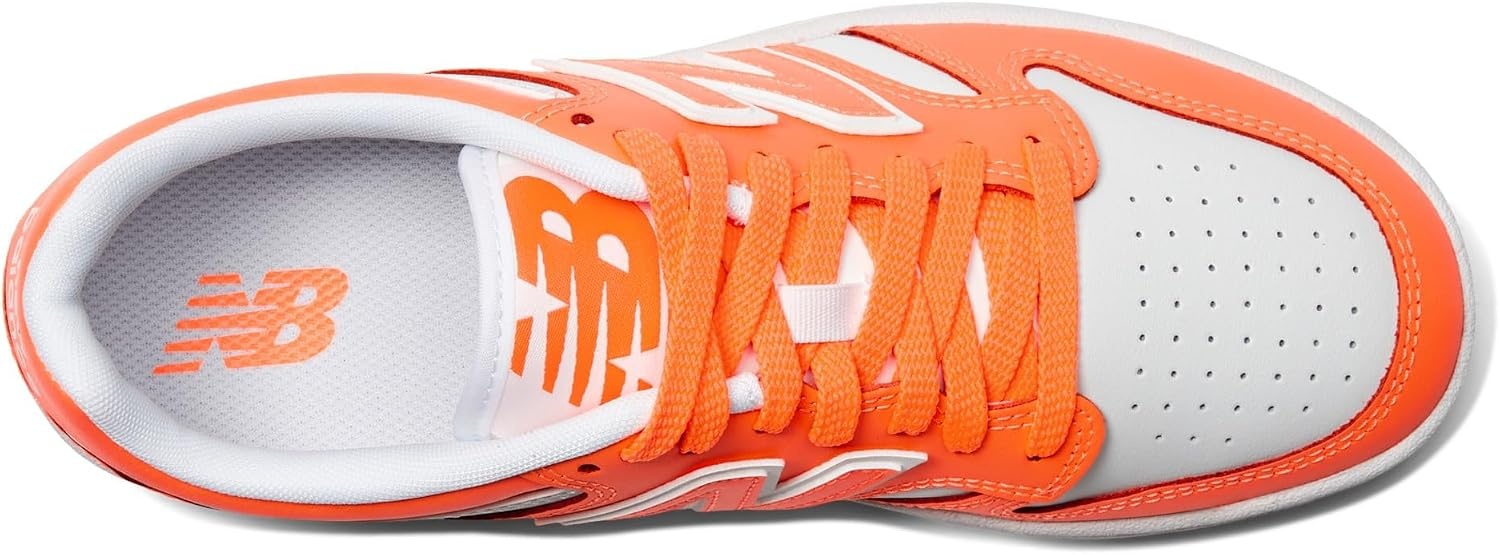 image:imageNew Balance Kids 480 V1 Laceup SneakerHot MangoWhite