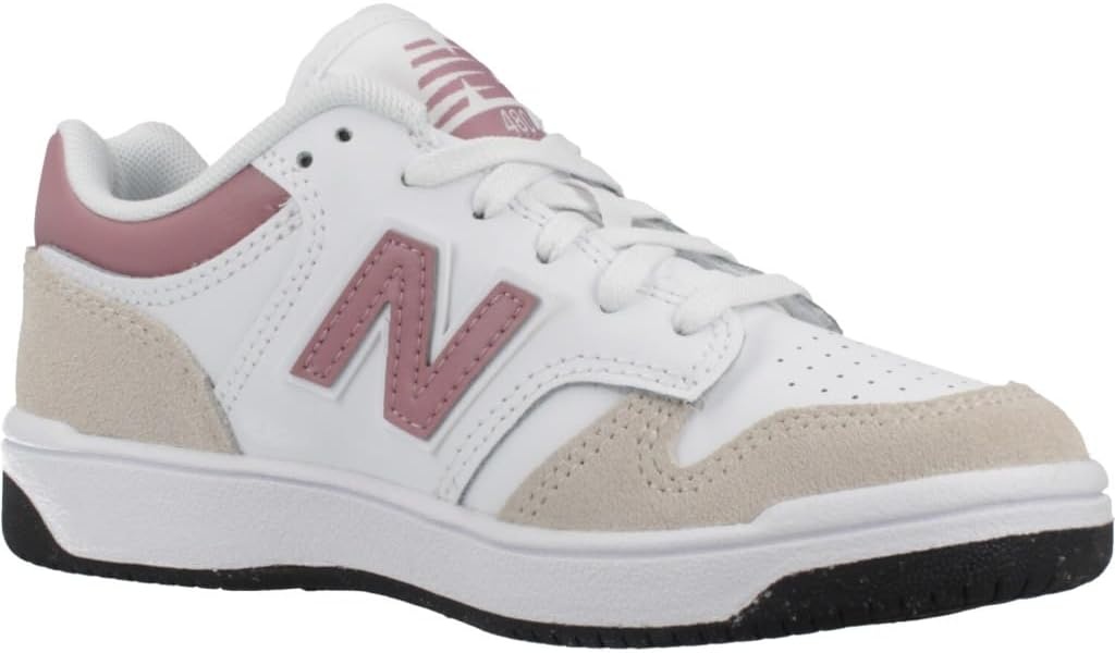 image:imageNew Balance Kids 480 V1 Laceup SneakerNb 103 WhiteRosewood