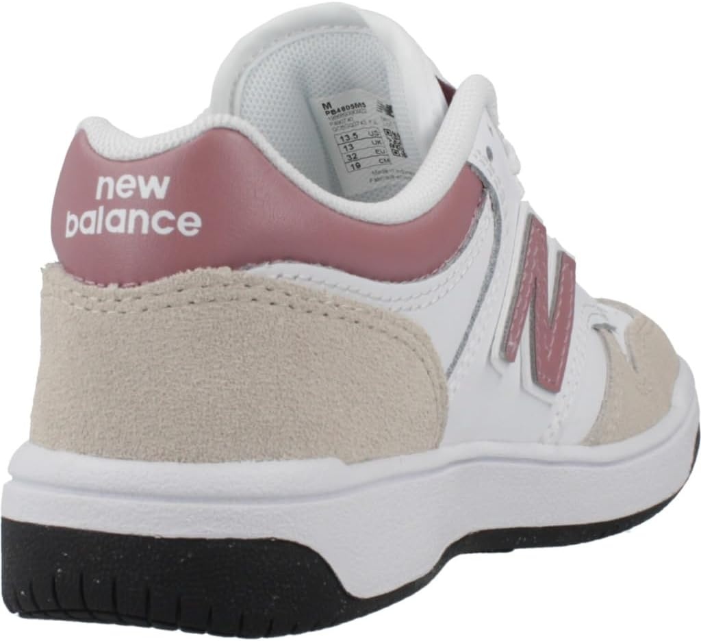 image:imageNew Balance Kids 480 V1 Laceup SneakerNb 103 WhiteRosewood
