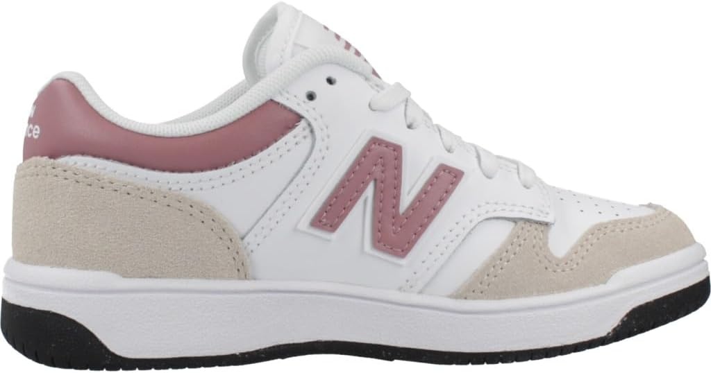 image:imageNew Balance Kids 480 V1 Laceup SneakerNb 103 WhiteRosewood