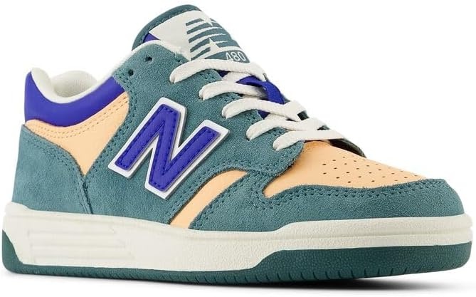 image:imageNew Balance Kids 480 V1 Laceup SneakerNew SprucePeach BlossomTeam Royal
