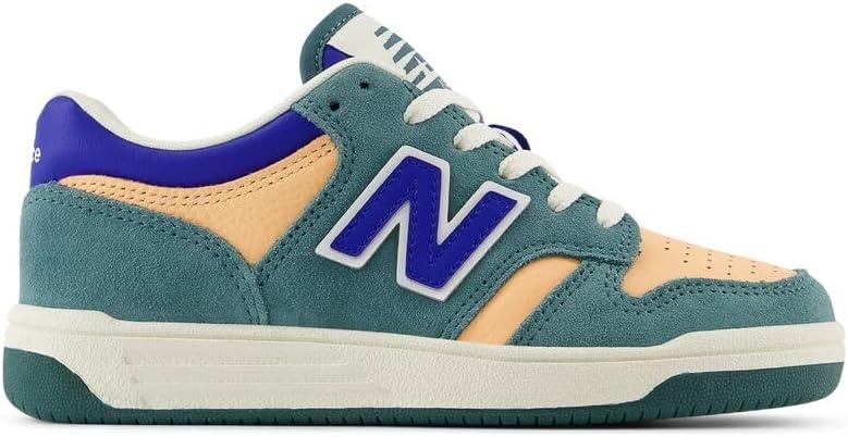 image:imageNew Balance Kids 480 V1 Laceup SneakerNew SprucePeach BlossomTeam Royal