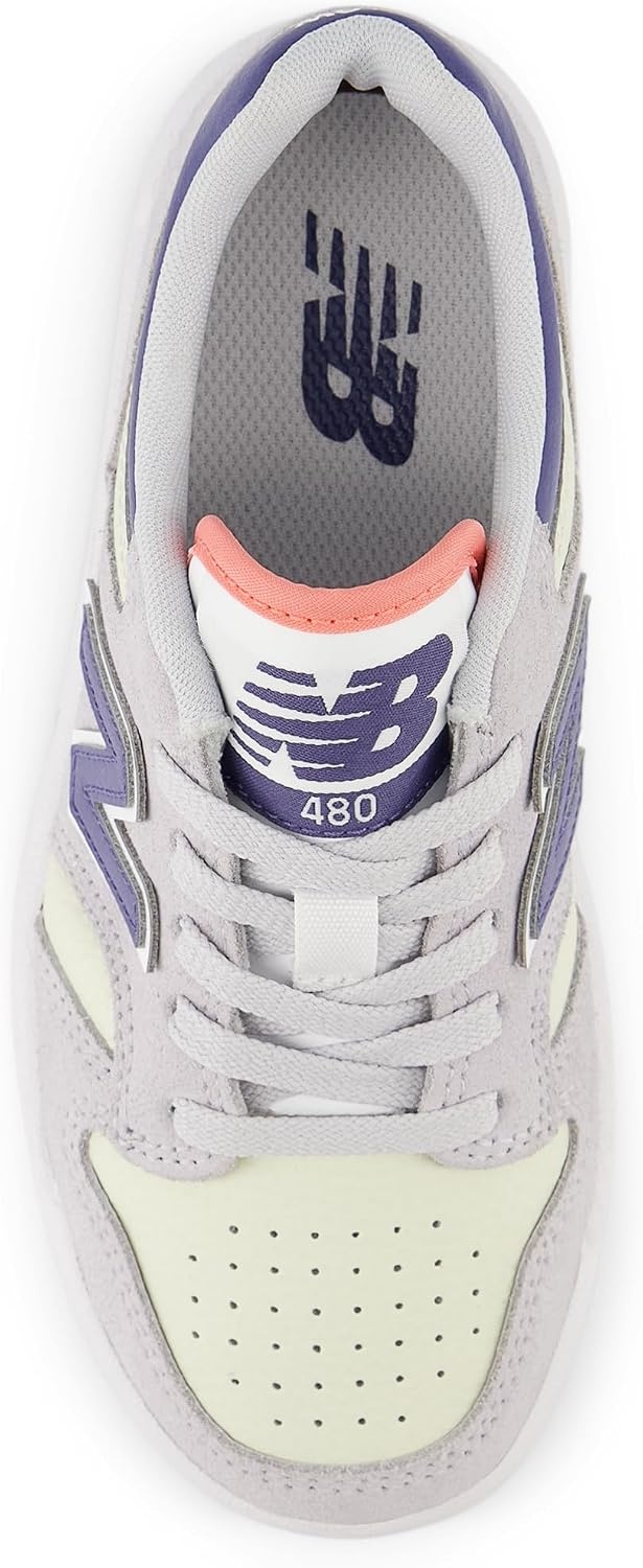 image:imageNew Balance Kids 480 V1 Laceup SneakerPearl GreyMineralDream State