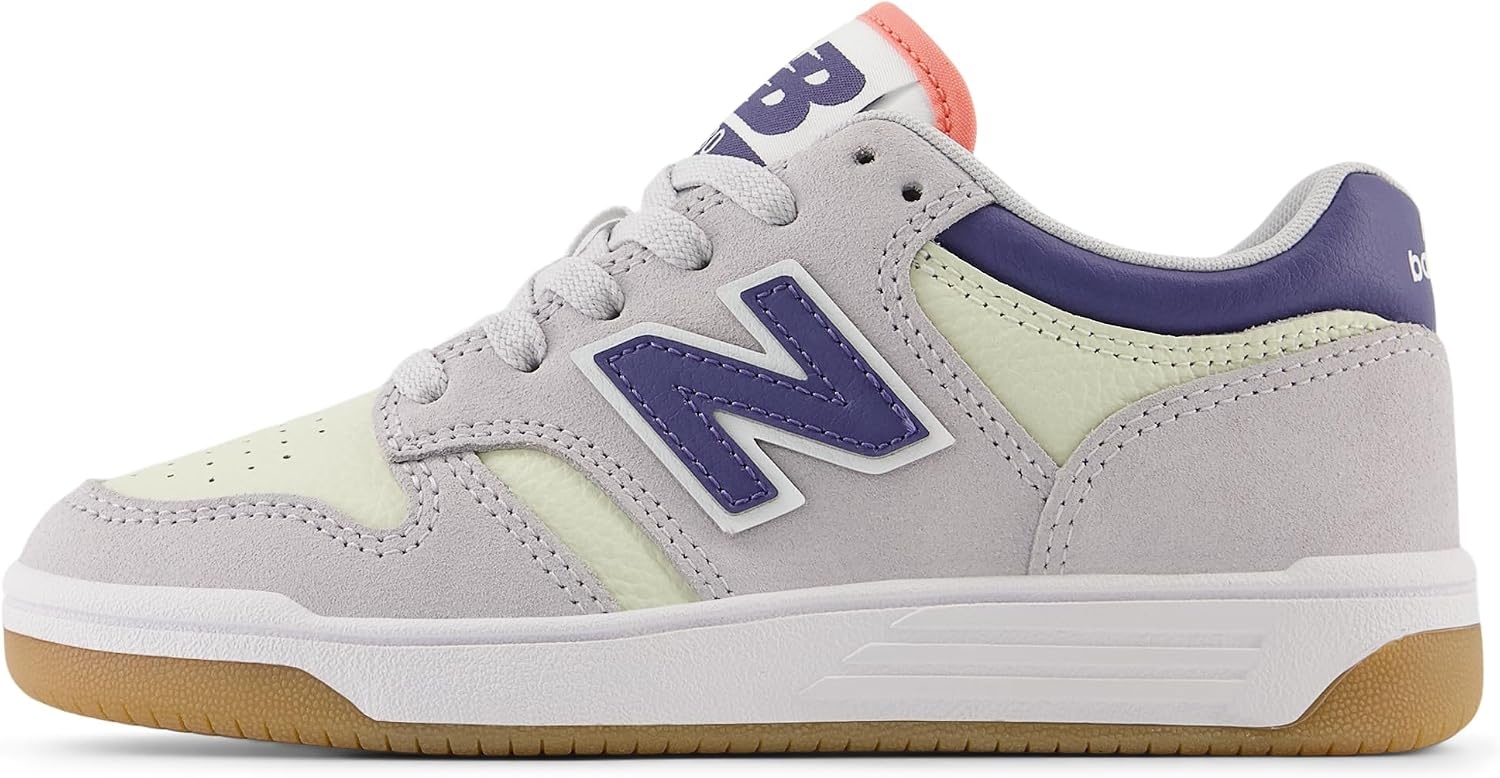 image:imageNew Balance Kids 480 V1 Laceup SneakerPearl GreyMineralDream State