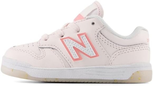 image:imageNew Balance Kids 480 V1 Laceup SneakerPink SaltDouble Bubble