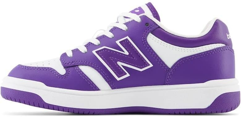 image:imageNew Balance Kids 480 V1 Laceup SneakerPrism PurpleWhite