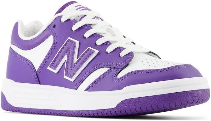 image:imageNew Balance Kids 480 V1 Laceup SneakerPrism PurpleWhite