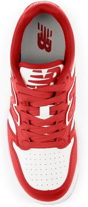 image:imageNew Balance Kids 480 V1 Laceup SneakerRedWhite