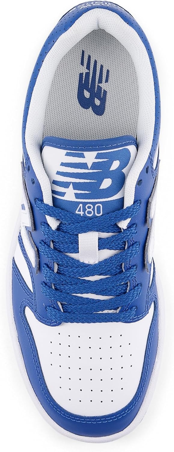 image:imageNew Balance Kids 480 V1 Laceup SneakerWhiteBlue Agate