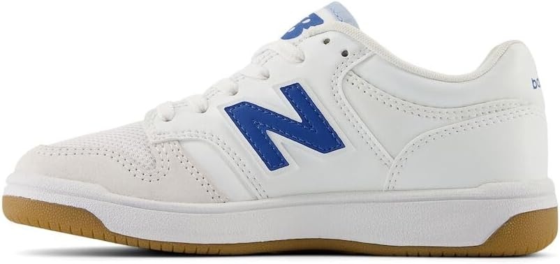 image:imageNew Balance Kids 480 V1 Laceup SneakerWhiteBlue AgateGum